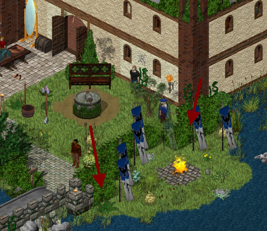 Zwei Bäume am Marktplatz