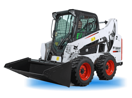 Мини-погрузчик Bobcat S530 на белом фоне