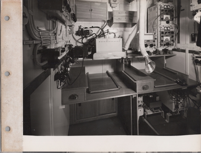 SAS Haerlem P3126 WT Office looking foward 24th Nov 1958