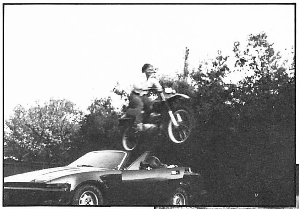 Monty Jumping Motorcycle