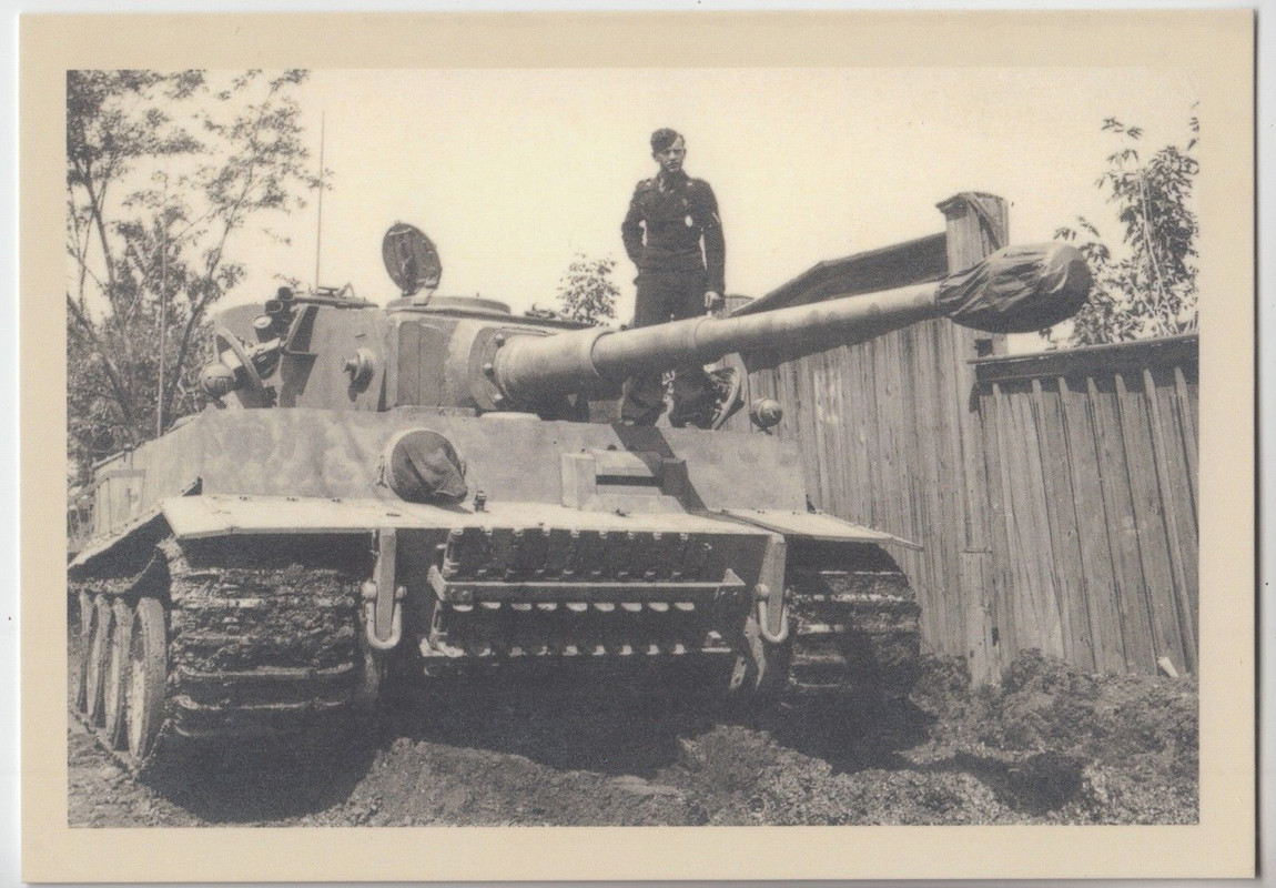 Wehrmacht Panzer VI TIGER (SD.KfZ.181)in getarnt