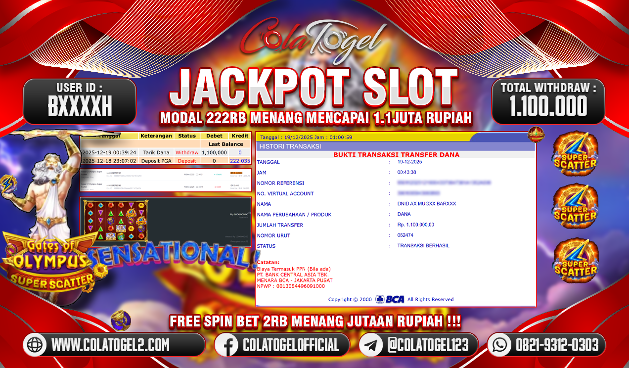 JACKPOT SLOT GACOR!!