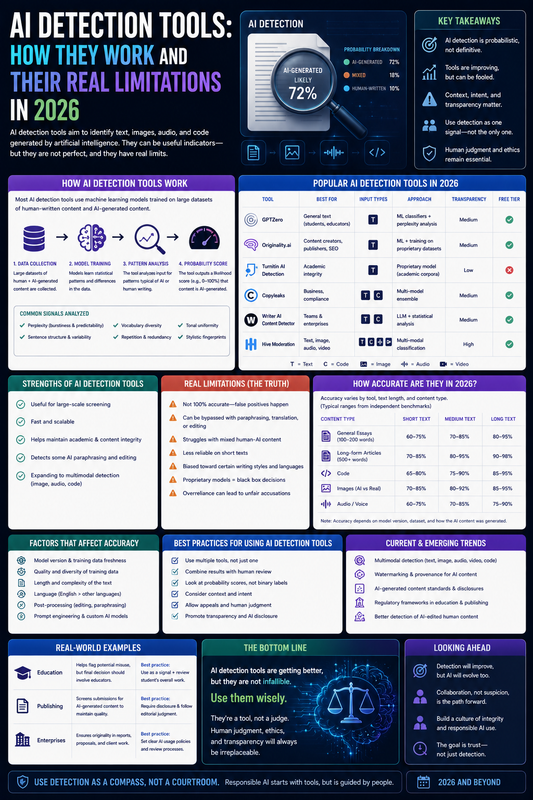 AI Detection Tools: How They Work and Their Real Limitations in 2026