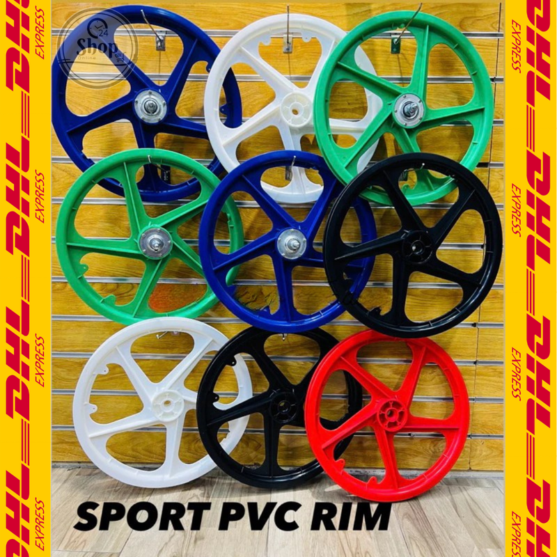 Set Cerchioni Sportivi BMX 20 Pollici PVC Con Mozzi E Ruota Libera 16T – Wado Multicolore