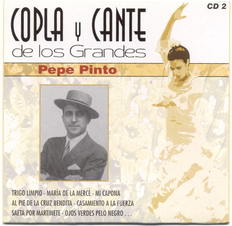 Coplay Cantedelos Grandesfrontvol2 - Pepe Pinto - Copla Y Cante De Los Grandes