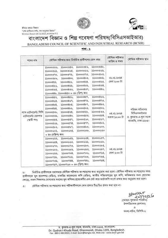 BCSIR-Exam-Result-2023-PDF-2