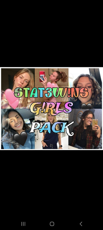 💢💢STAT3W!NS G!RLS PACK - STW188💢💢