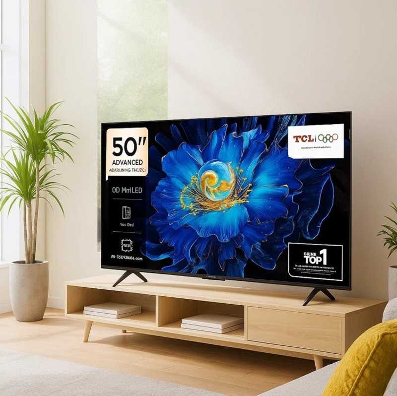 Smart TV TCL 50 Polegadas QLED Mini LED 4K C6KS WiFi Bluetooth Google TV HDR10+ Dolby Atmos 50C6KS Smart TV TCL 50 Polegadas QLED Mini LED 4K C6KS WiFi Bluetooth Google TV HDR10+ Dolby Atmos 50C6KS