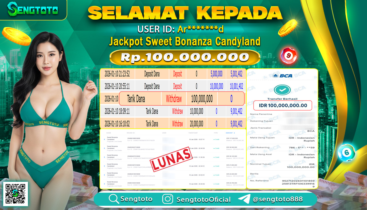 BUKTI PEMBAYARAN SLOT SWEET BONANZA CANDYLAND