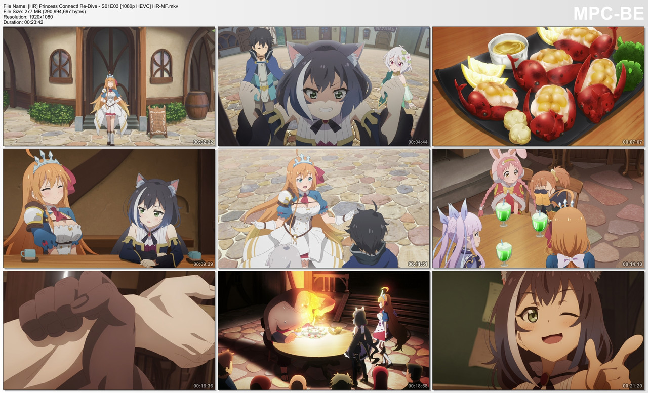HR Princess Connect Re Dive 01 04 BATCH 1080p HEVC HR MF