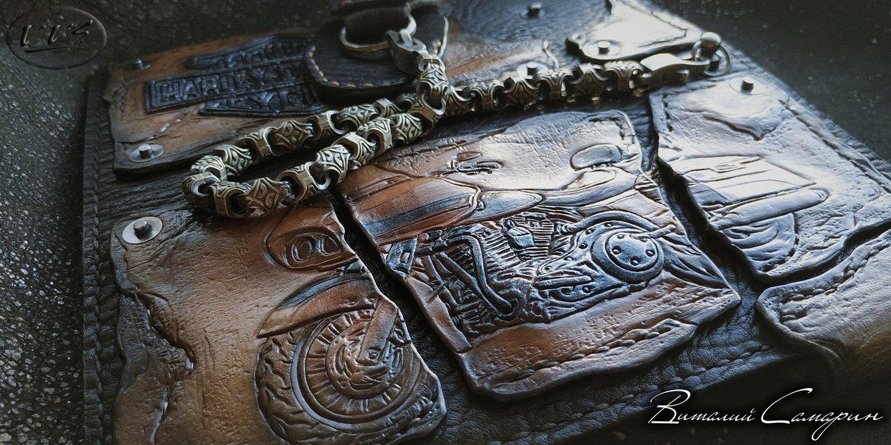 кошелек мото ХД цепь7