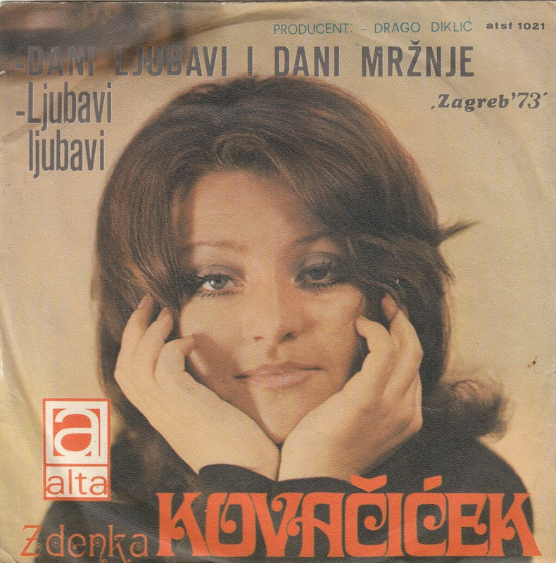 Zdenka Kovacicek-Dani Ljubavi I Dani Mrznje-front