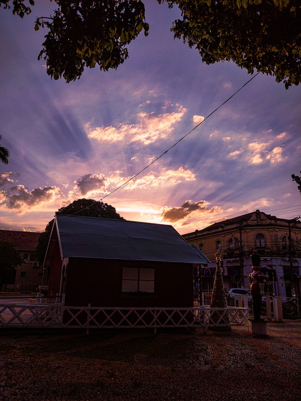 Pôr do sol natalino