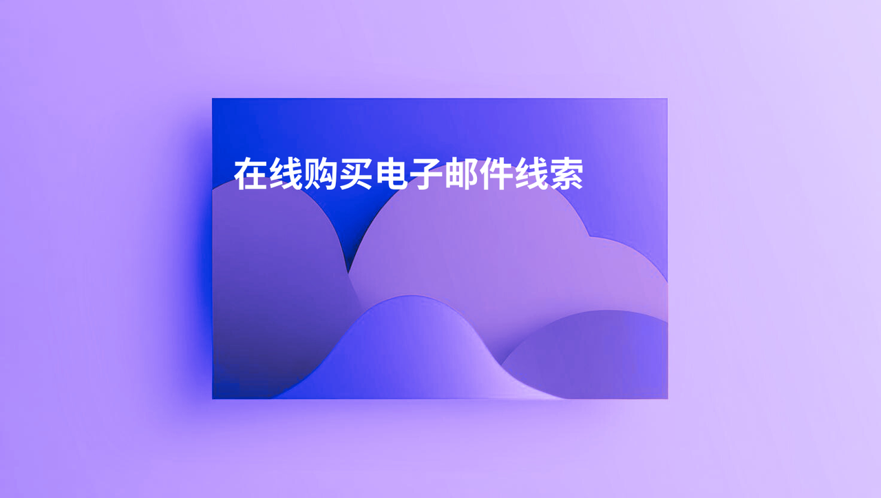 在线购买电子邮件线索
