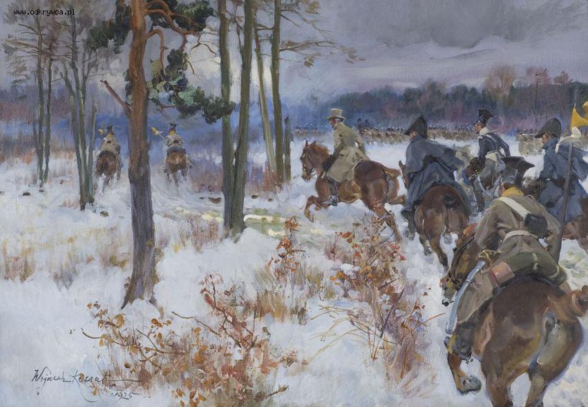 Chlopicki ze sztabem w eskorcie 3 pul