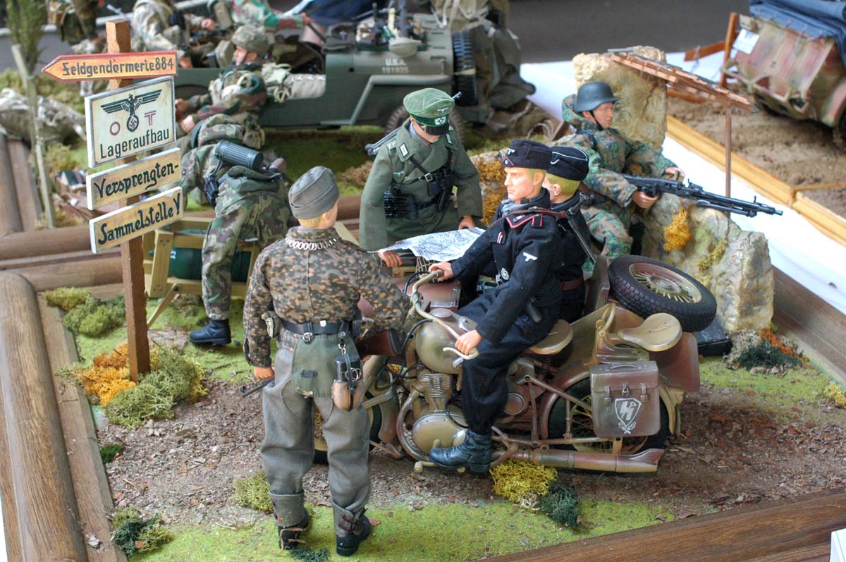 Maquetas y dioramas de la WWII Diorama-11