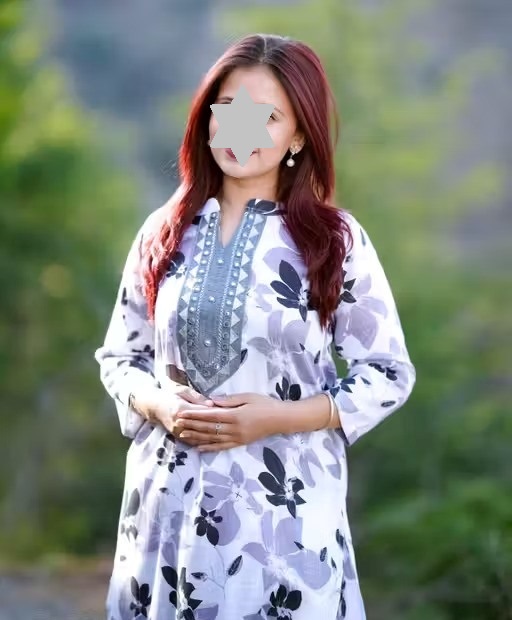 women cotton embroidery printed kurta pant set (cord set) Color 3 (KS115)