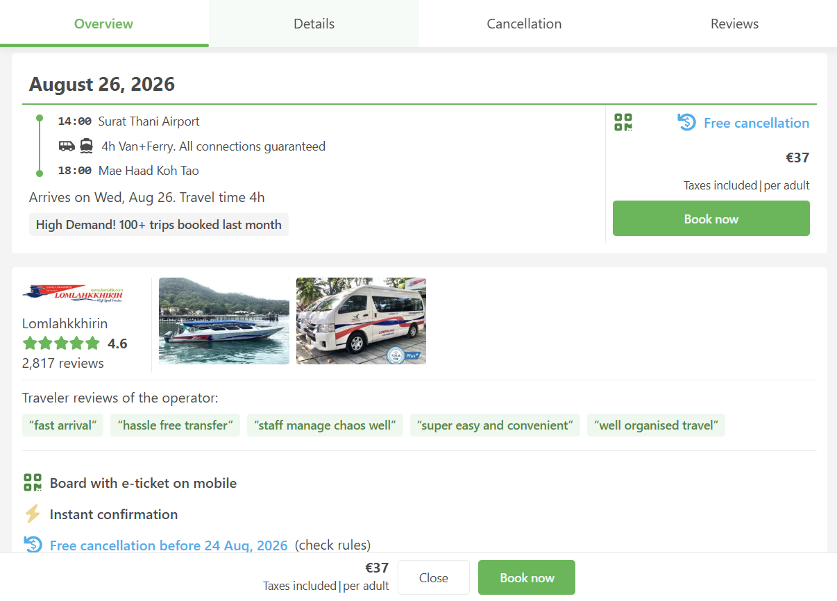 Traslado 26 Agosto - Surat Thani Aeropuerto - Koh Tao - Rutas por Tailandia: Planning para 17-20 días - Foro Tailandia