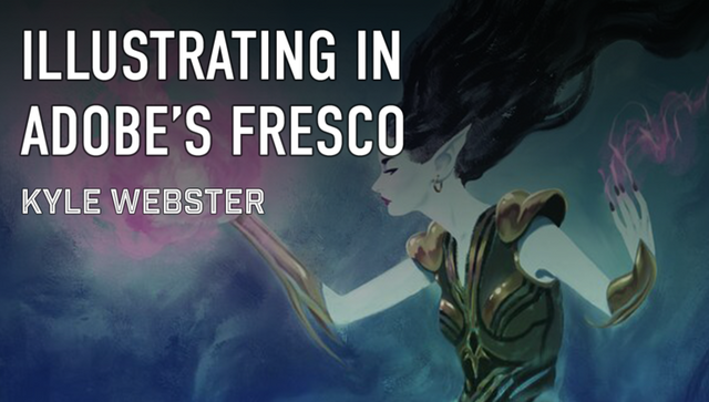Kyle Webster Illustrating in Adobe's Fresco Full Master Class