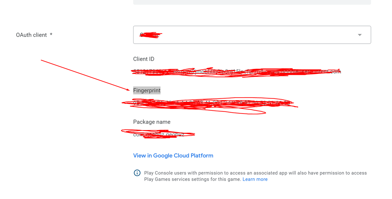 Google Play Game Services – APIs y servicios – Consola de Google Cloud