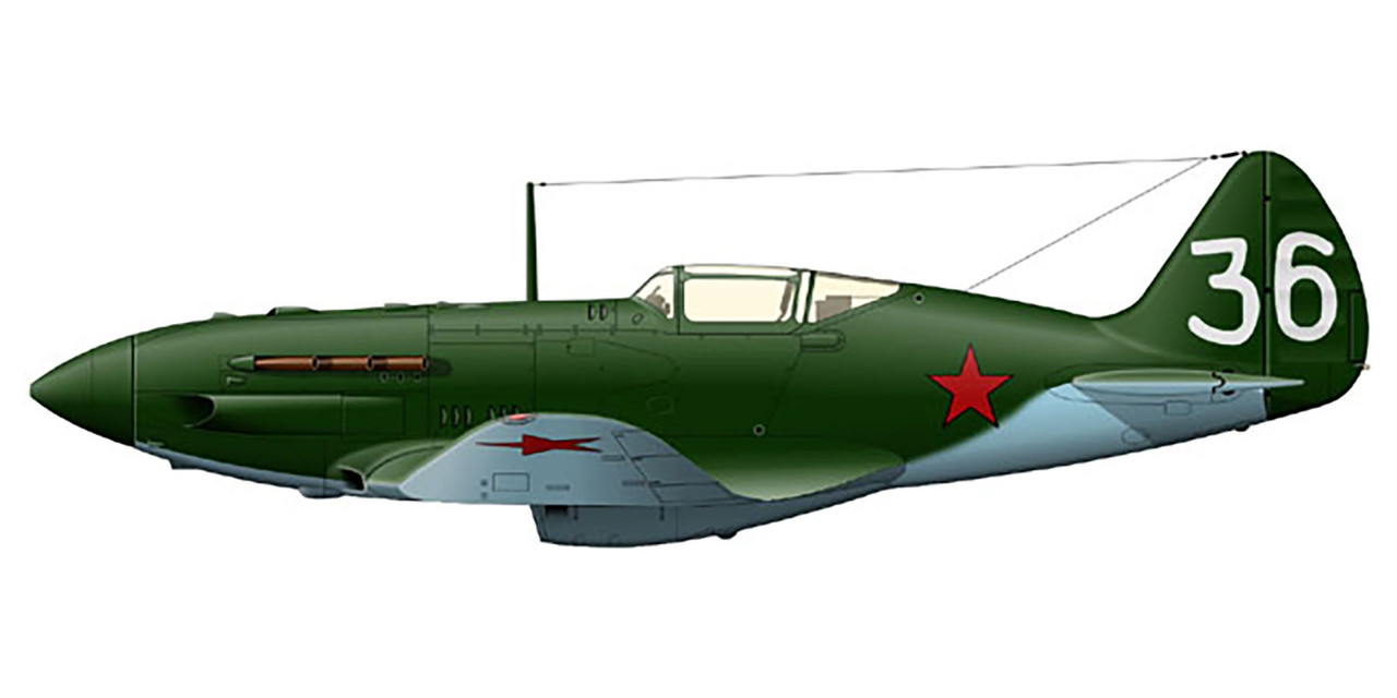 Mikoyan-Gurevich-MiG-3-from-the-IAP-ON-401,-which-in-July-1941-Flying-st.leytenant-Kubyshkin-AG