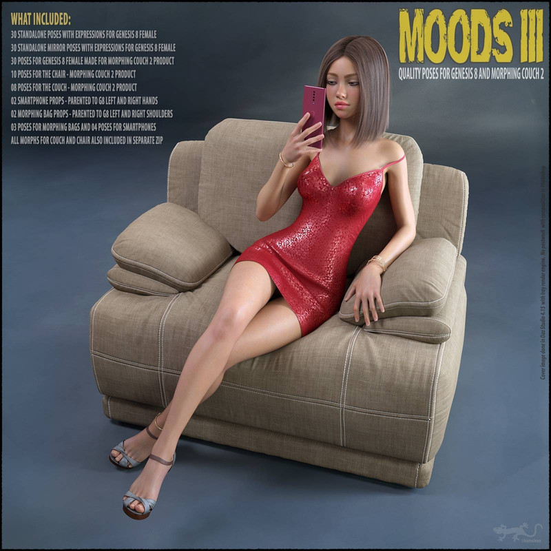 Moods 3 - Poses for Genesis 8