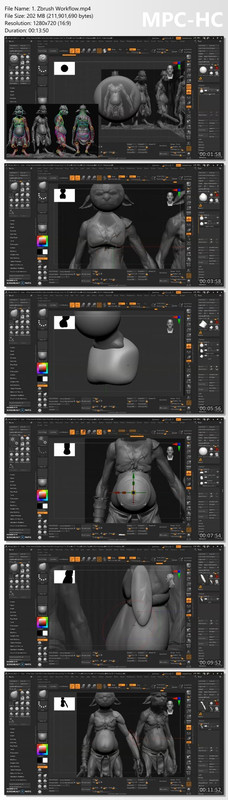 [Bild: Zbrush-Creature-Sculpting-for-Intermediate-User.jpg]