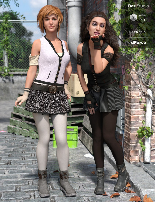 dForce Urban Adventure Textures dForce Urban Adventure Textures