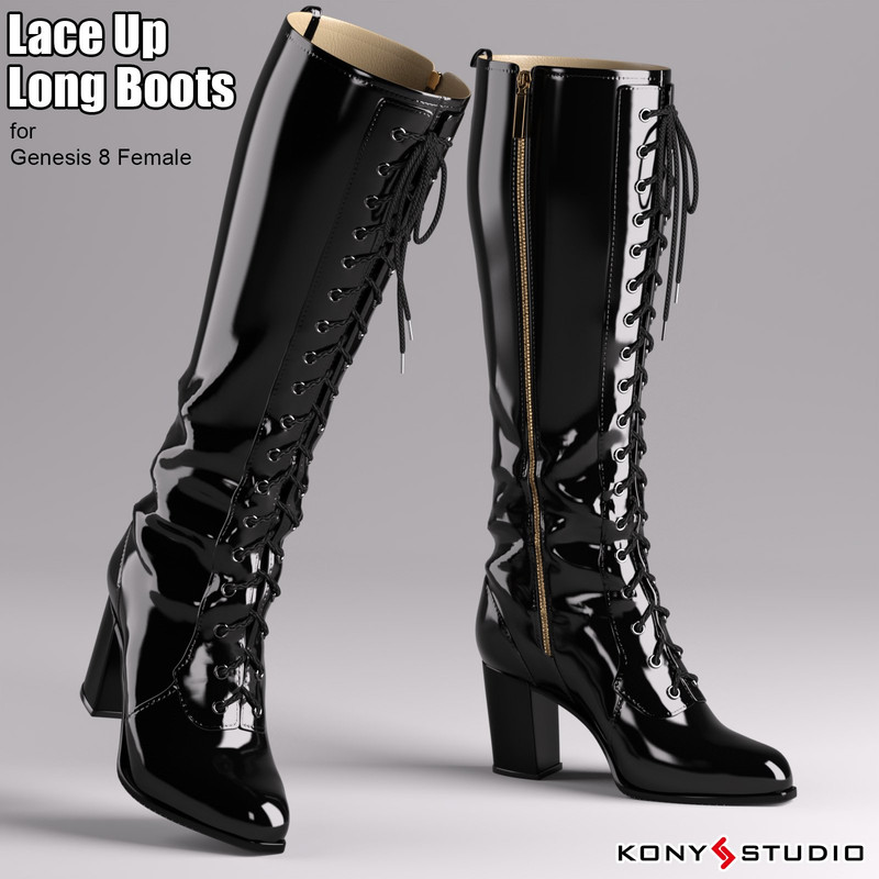 lace up long boots for g8f 01