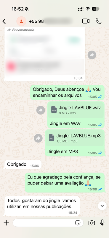 Feedback WhatsApp Lavblue
