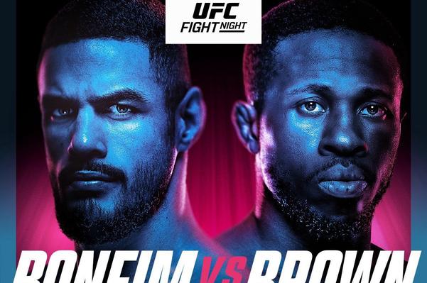 Бойна карта преди UFC on ESPN: Бонфим - Браун