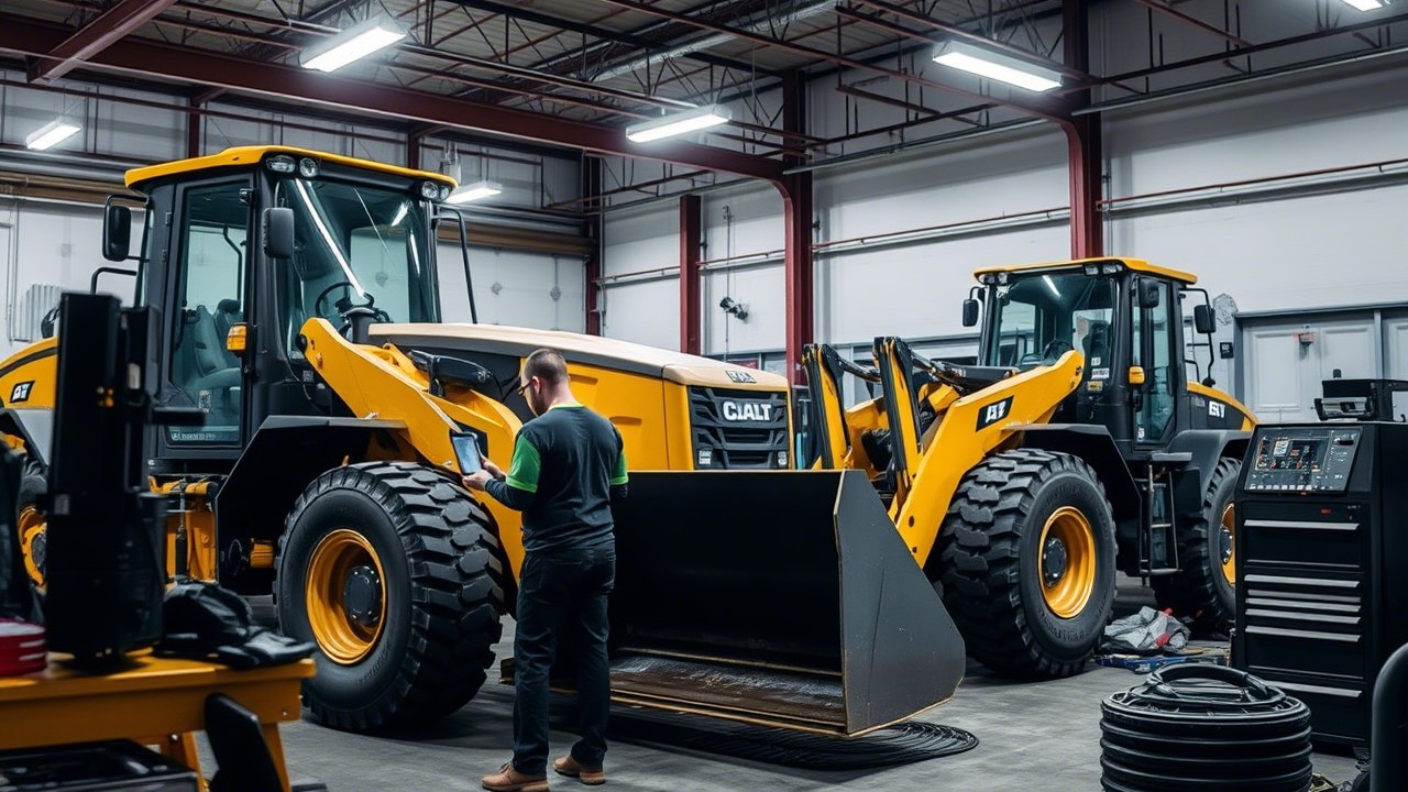 Обслуживание погрузчика