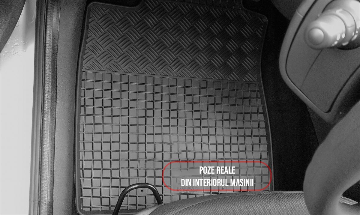 Set 4 covorase Renault Clio Hb/Grantour Iv 2012-2019, din cauciuc 100%, compatibile cu autoturismul RENAULT Clio