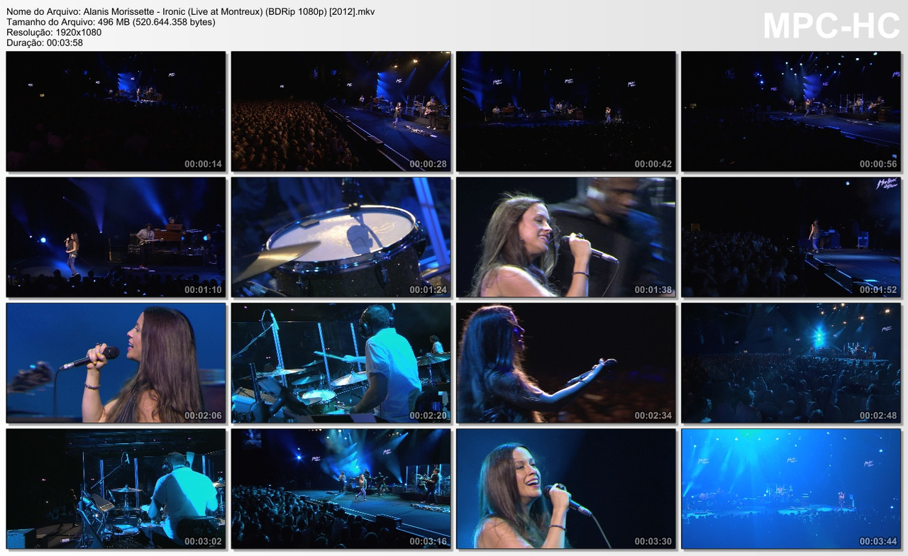 Alanis Morissette - Ironic (Live at Montreux) (BDRip 1080p) [2012]