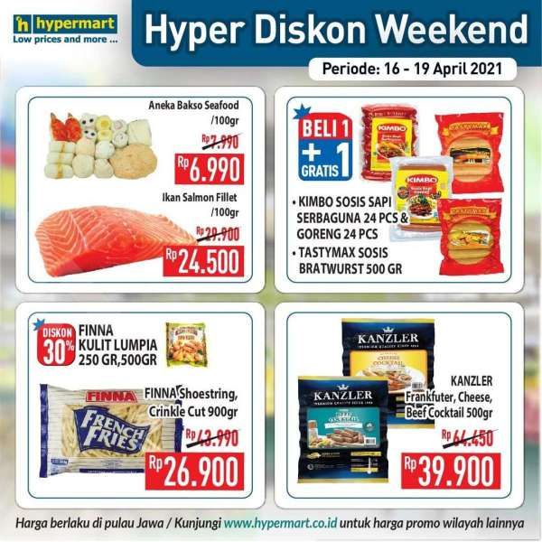Katalog Promo Hypermart 16-19 April 2021 
