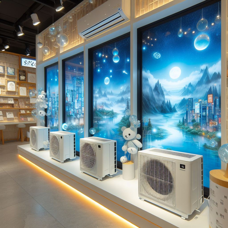 кондиционеры в магазине