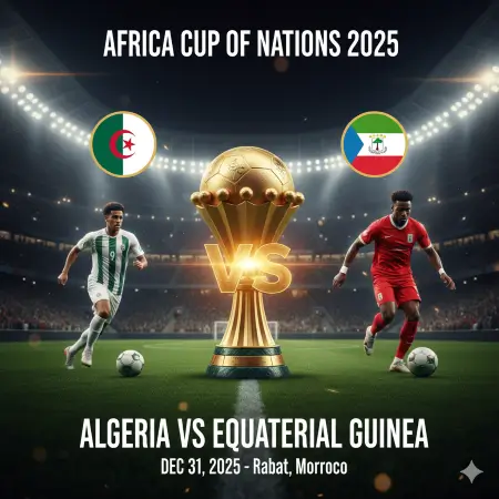 المنتخب الجزائري يستعد لمواجهة غينيا الاستوائية في أمم أفريقيا 2025