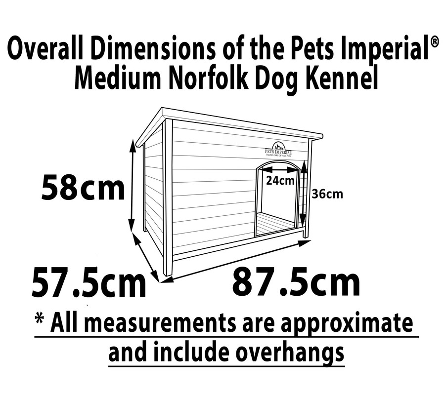 Extra/Large Norfolk Dog Kennel Kennels House With Removable Floor ...