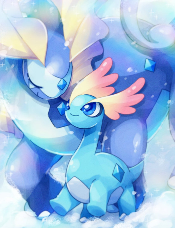 aurorus-and-amaura-pokemon-drawn-by-misu