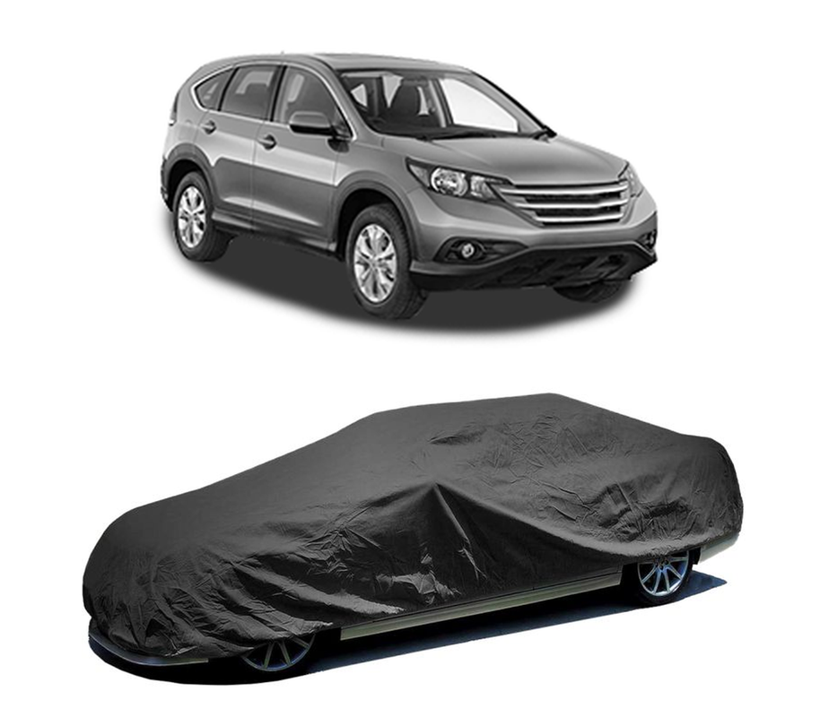 Husa tip prelata auto pentru HONDA CR-V IV (RM_) 2012 - 2015,culoare negru, material textil impermeabil, rezistanta la intemperii praf UV, CARPASSION Husa Protectie