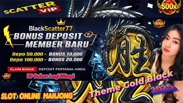 Tema emas-hitam BlackScatter77 2025