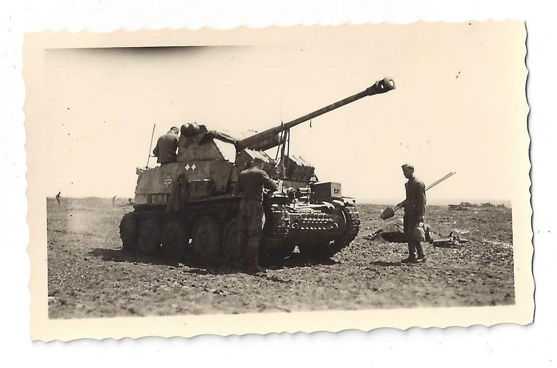 orig.Foto, deutscher Panzerjäger Marder III ( Sd