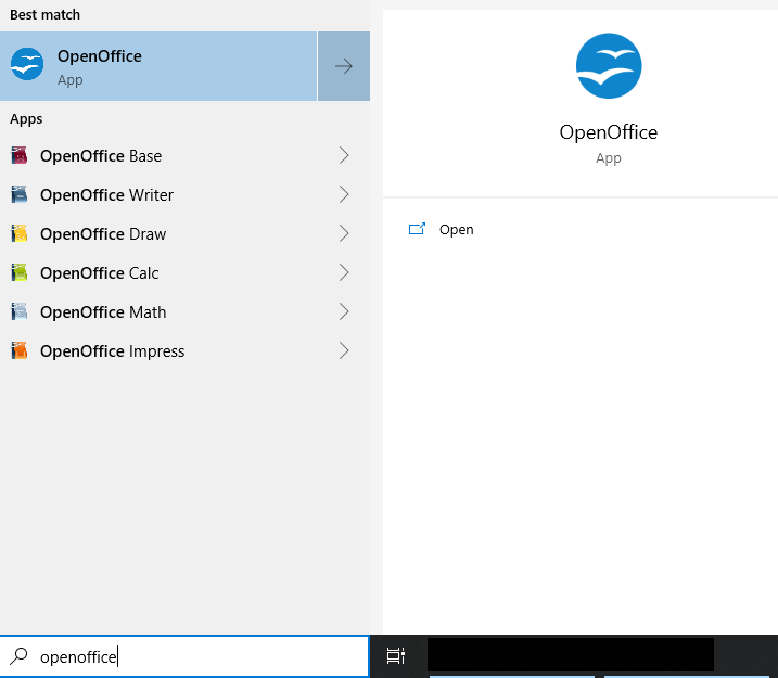 latest version of openoffice for windows 10