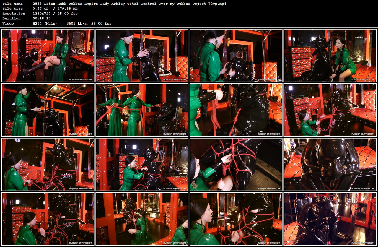 2838 Latex Rubb Rubber Empire Lady Ashley Total Control Over My Rubber Object 720p mp4