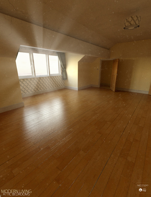 Modern Living Attic Bedroom