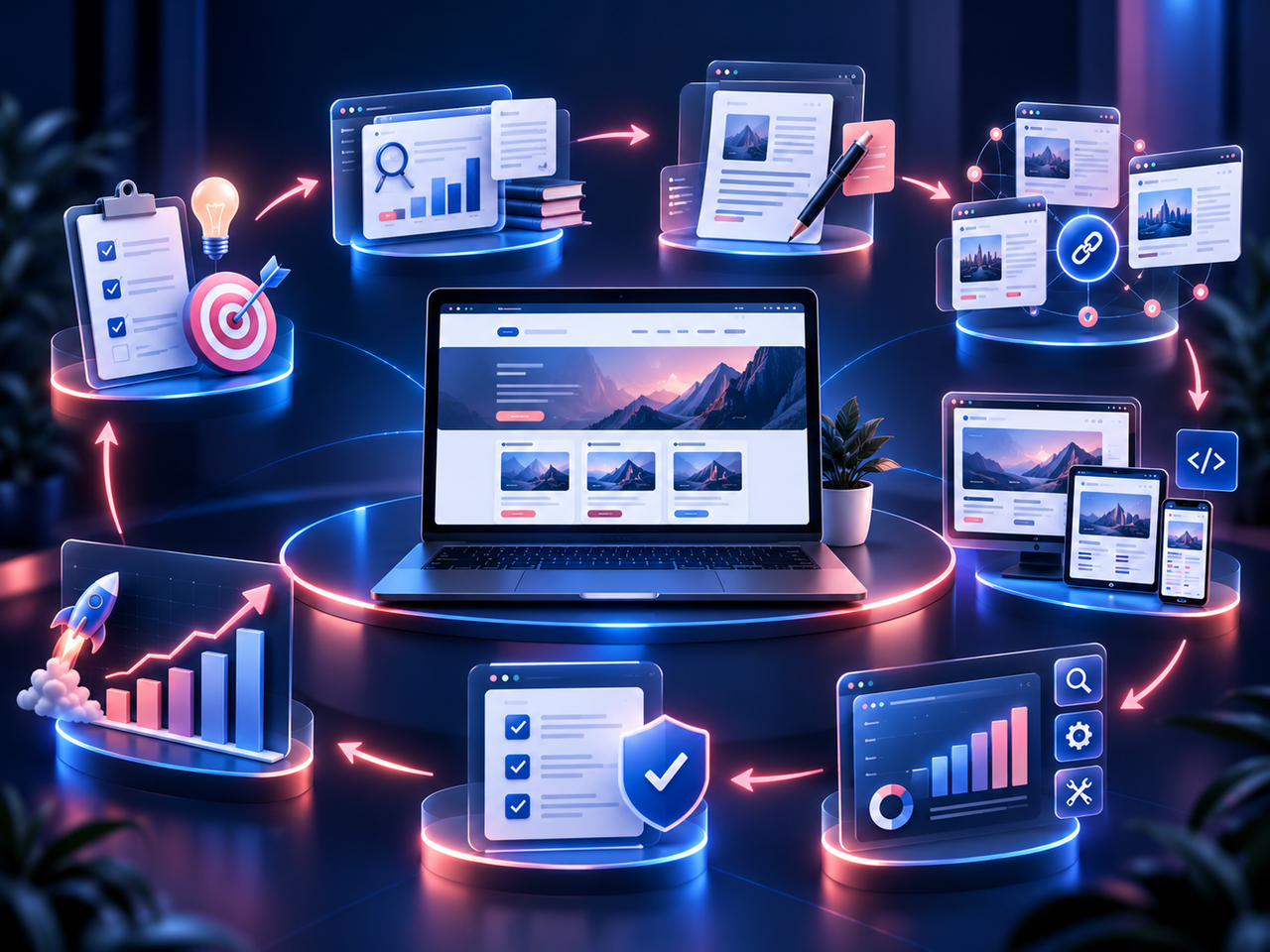 Professional digital growth workflow