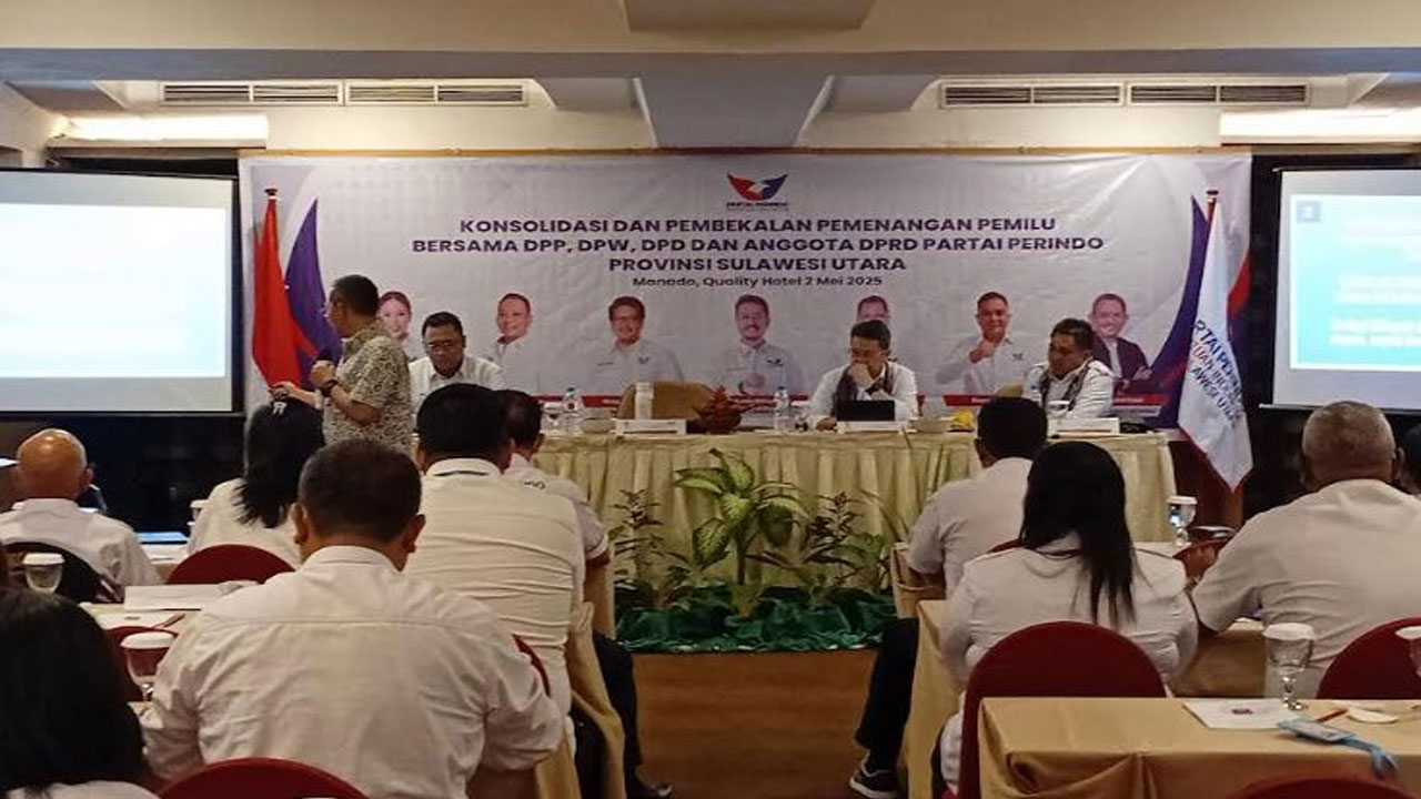 DPP Partai Perindo Gelar Konsolidasi di Sulut, Bahas Target Pemenangan Pemilu