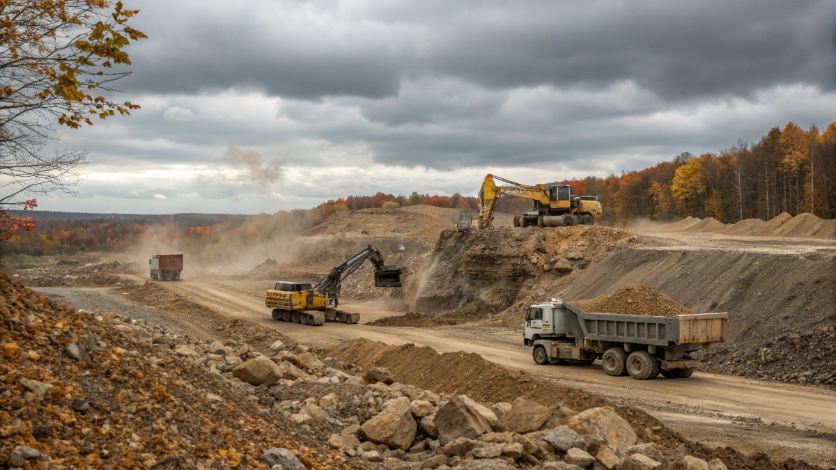 спецтехника за работой