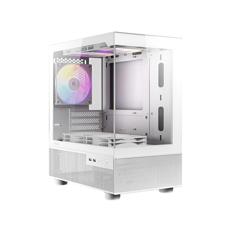 Gabinete Gamer Antec Cx200m Elite White 5x120mm Fans Matx