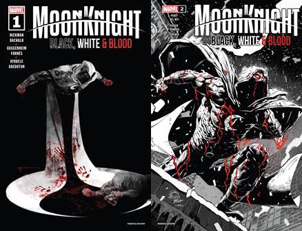 Moon Knight - Black, White & Blood #1-4 (2022) Complete